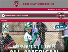 Tablet Screenshot of eccsports.org
